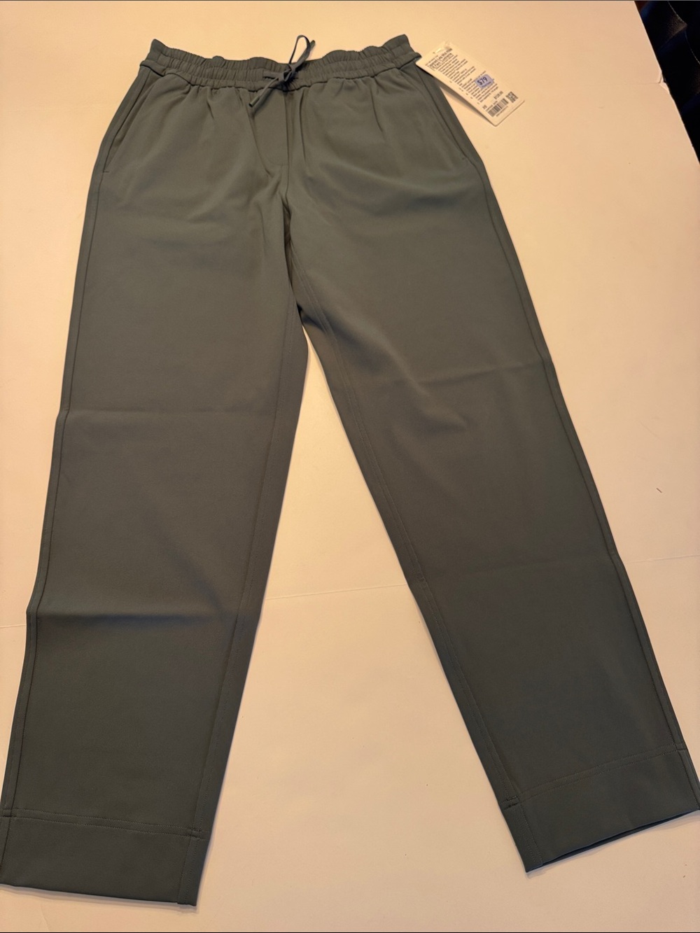 Lululemon Green Tapered-Leg Mid-Rise 7/8  Drawstring Pants Luxtreme XS NWT
